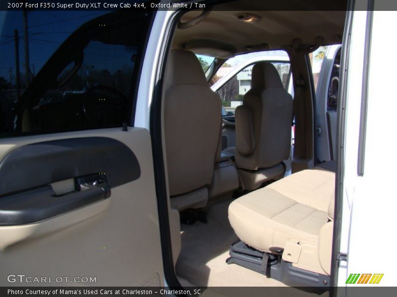 Oxford White / Tan 2007 Ford F350 Super Duty XLT Crew Cab 4x4