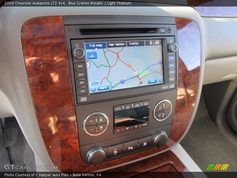Blue Granite Metallic / Light Titanium 2009 Chevrolet Avalanche LTZ 4x4