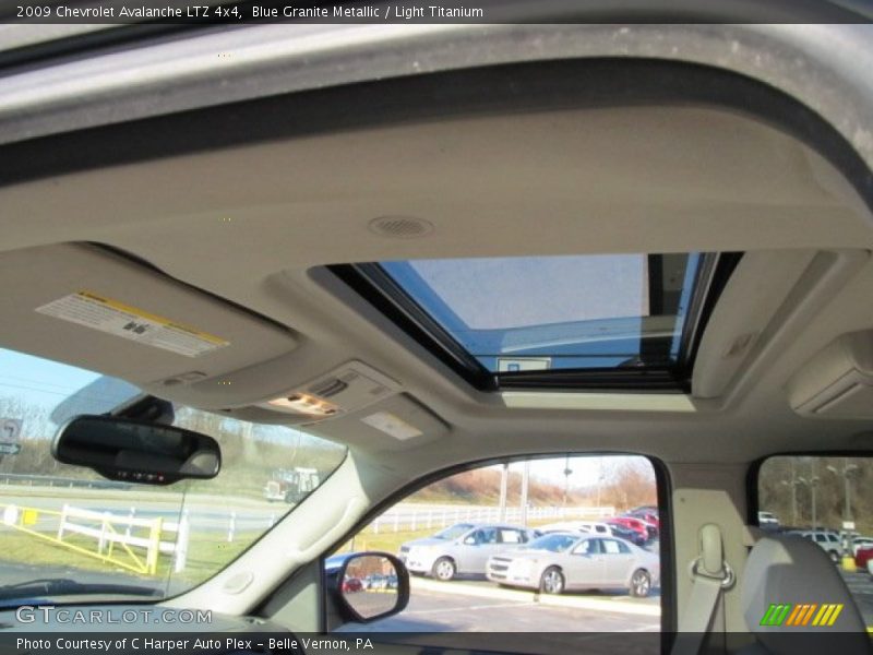 Blue Granite Metallic / Light Titanium 2009 Chevrolet Avalanche LTZ 4x4