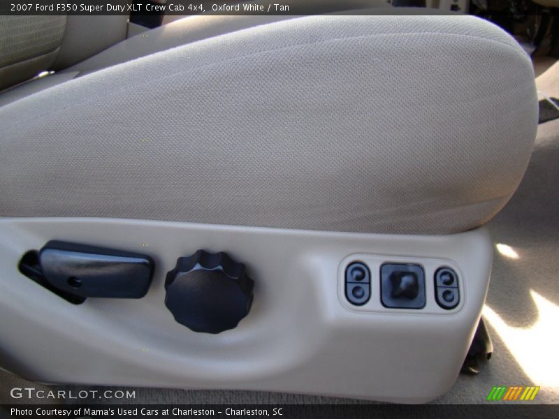 Oxford White / Tan 2007 Ford F350 Super Duty XLT Crew Cab 4x4