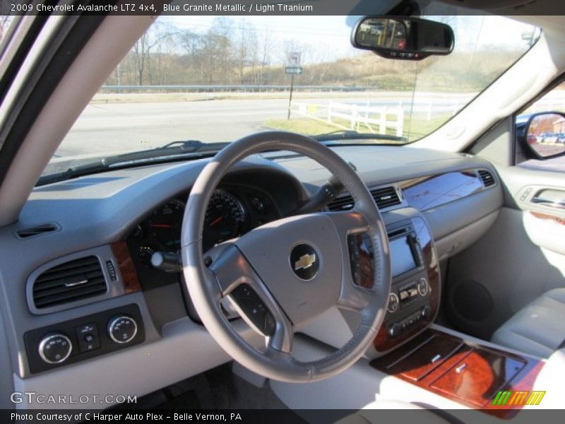 Blue Granite Metallic / Light Titanium 2009 Chevrolet Avalanche LTZ 4x4
