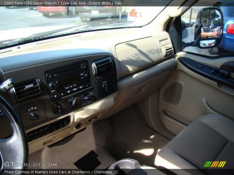 Oxford White / Tan 2007 Ford F350 Super Duty XLT Crew Cab 4x4