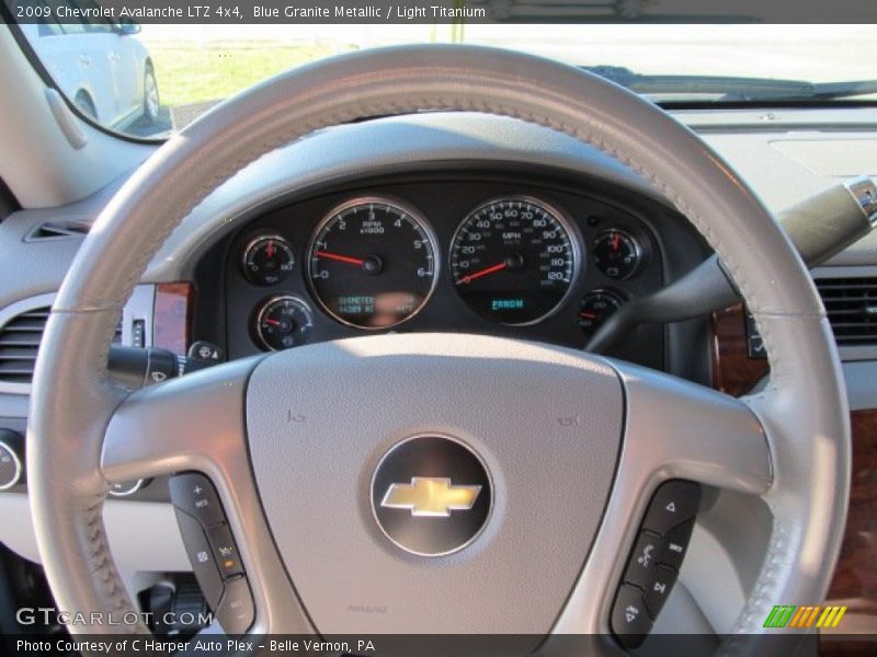 Blue Granite Metallic / Light Titanium 2009 Chevrolet Avalanche LTZ 4x4
