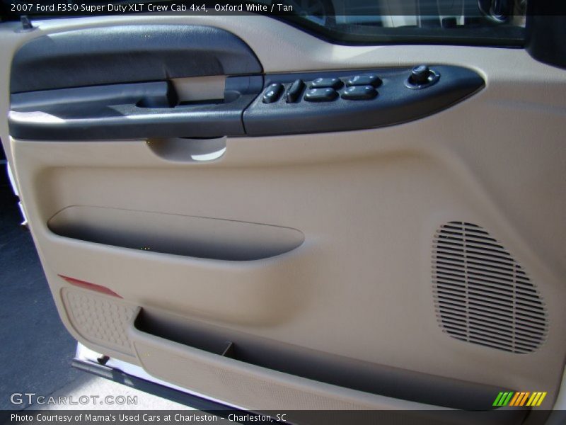 Oxford White / Tan 2007 Ford F350 Super Duty XLT Crew Cab 4x4
