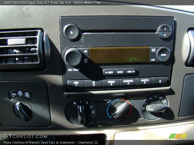 Oxford White / Tan 2007 Ford F350 Super Duty XLT Crew Cab 4x4
