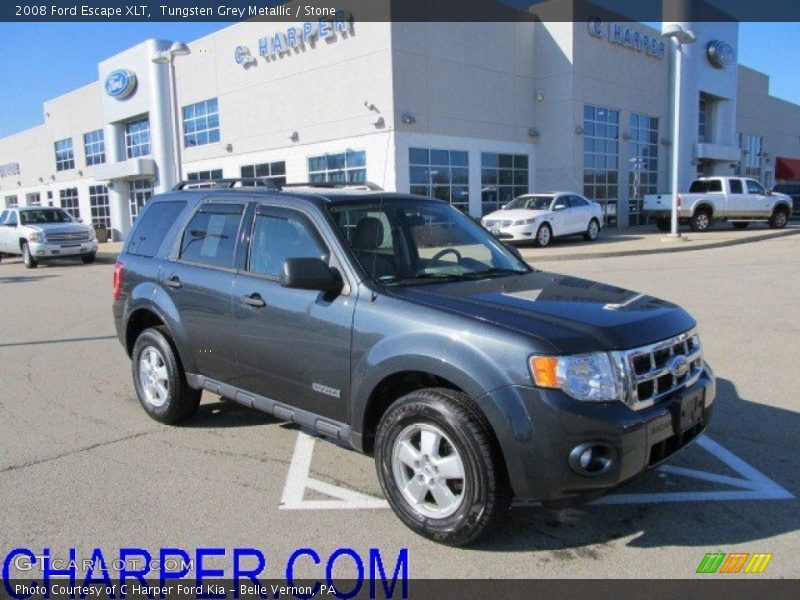 Tungsten Grey Metallic / Stone 2008 Ford Escape XLT