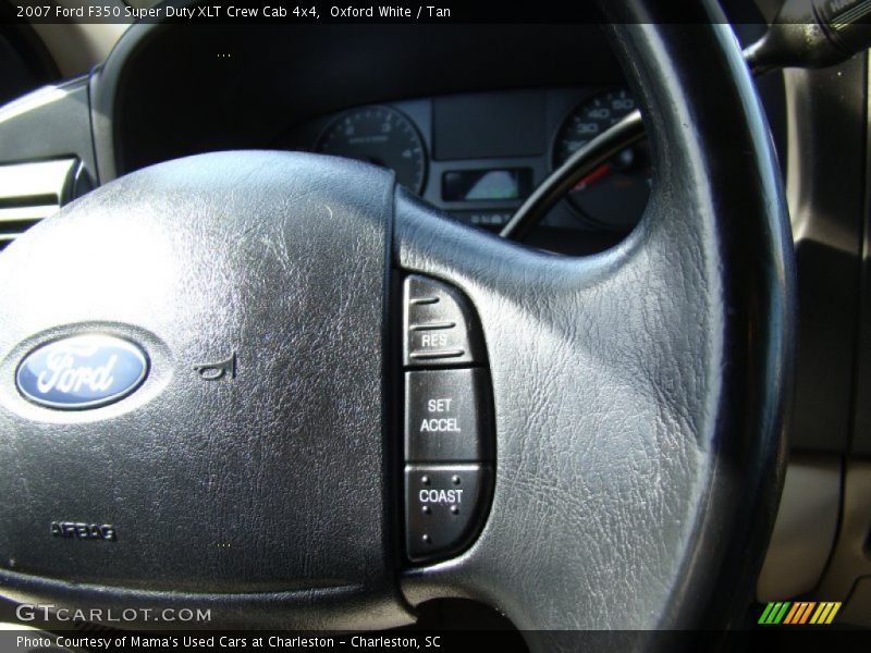 Oxford White / Tan 2007 Ford F350 Super Duty XLT Crew Cab 4x4