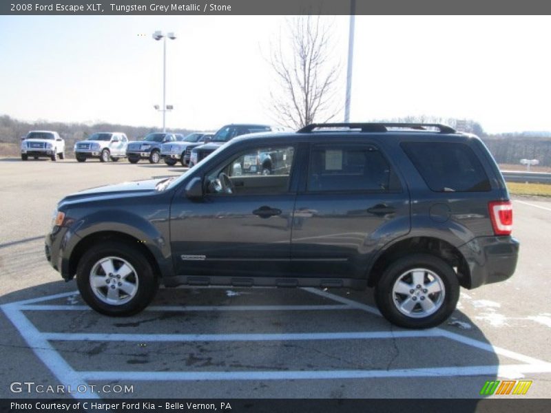 Tungsten Grey Metallic / Stone 2008 Ford Escape XLT