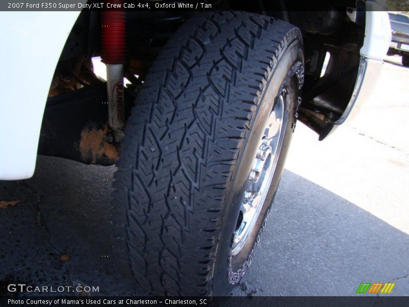 Oxford White / Tan 2007 Ford F350 Super Duty XLT Crew Cab 4x4