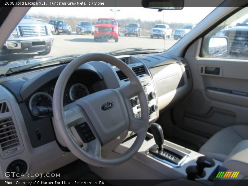Tungsten Grey Metallic / Stone 2008 Ford Escape XLT