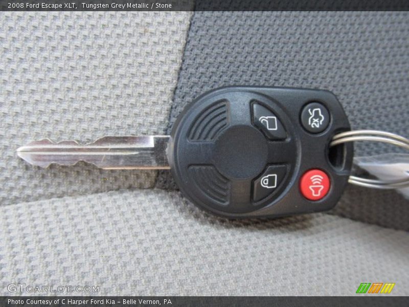 Tungsten Grey Metallic / Stone 2008 Ford Escape XLT