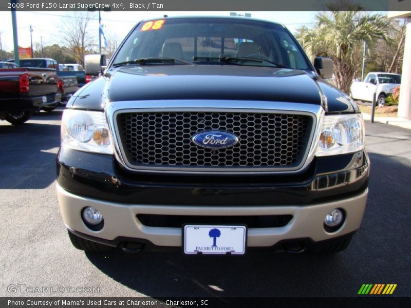 Black / Tan 2008 Ford F150 Lariat SuperCrew 4x4