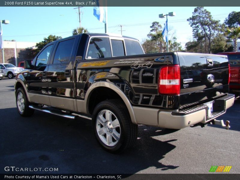 Black / Tan 2008 Ford F150 Lariat SuperCrew 4x4