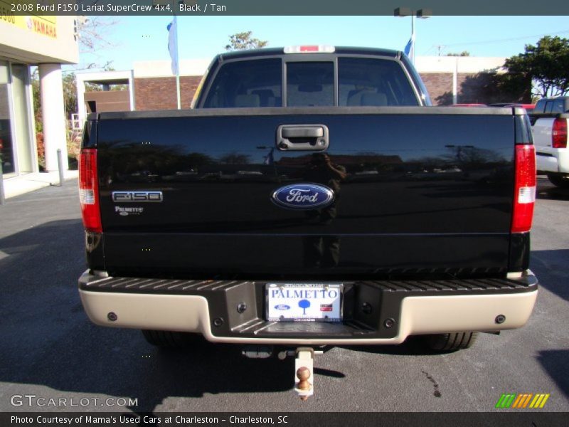 Black / Tan 2008 Ford F150 Lariat SuperCrew 4x4