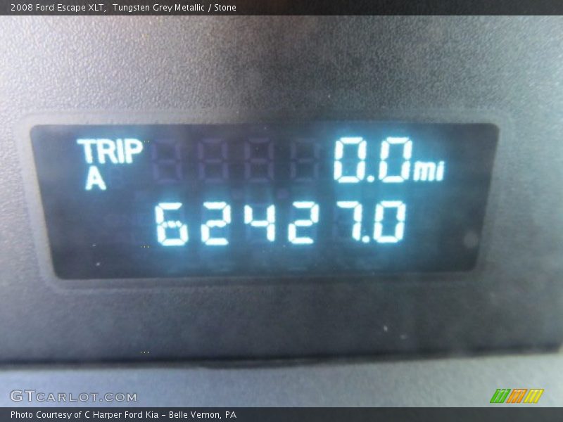 Tungsten Grey Metallic / Stone 2008 Ford Escape XLT