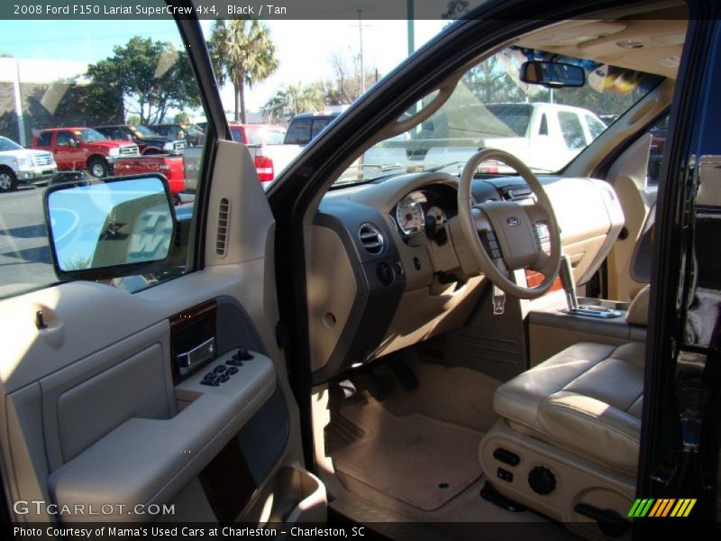 Black / Tan 2008 Ford F150 Lariat SuperCrew 4x4