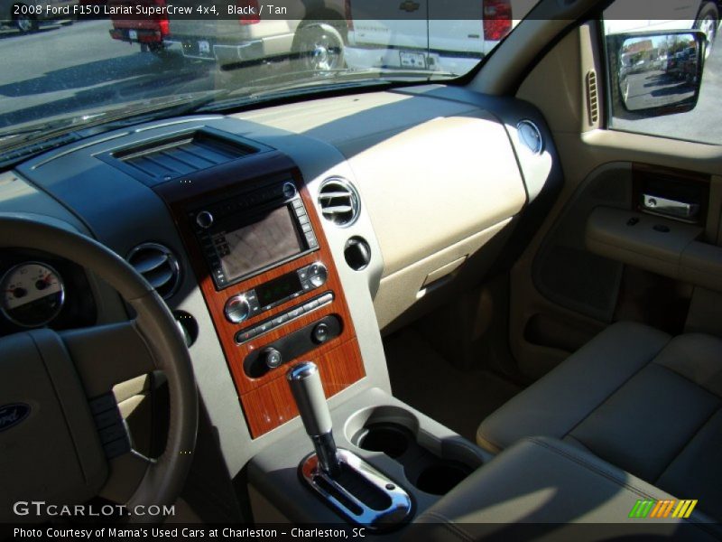 Black / Tan 2008 Ford F150 Lariat SuperCrew 4x4