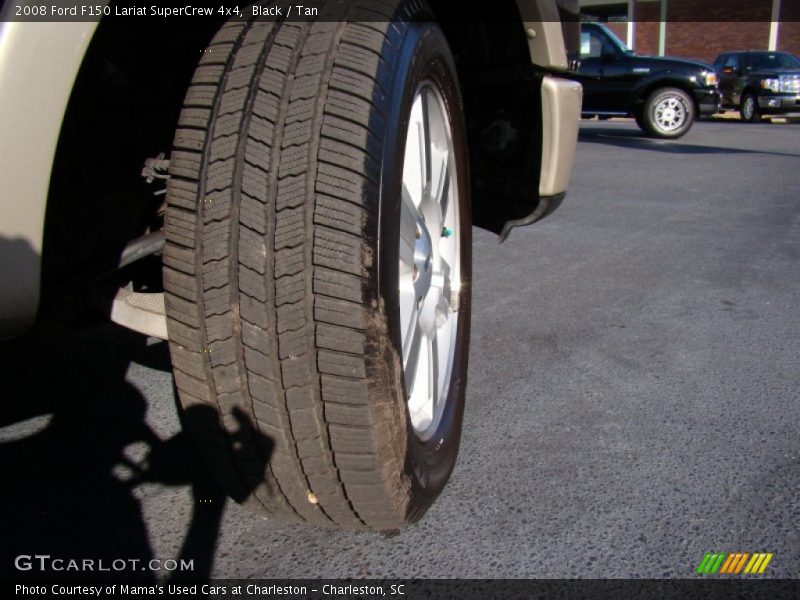 Black / Tan 2008 Ford F150 Lariat SuperCrew 4x4
