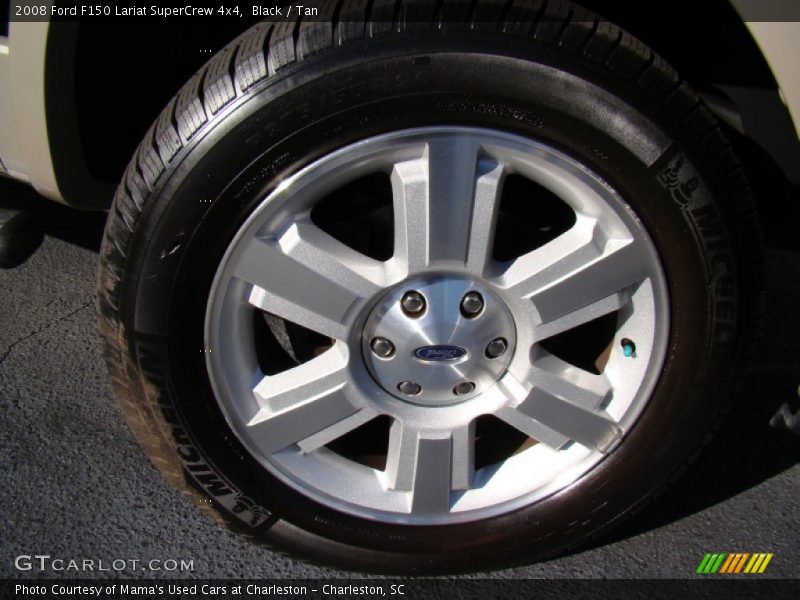 Black / Tan 2008 Ford F150 Lariat SuperCrew 4x4