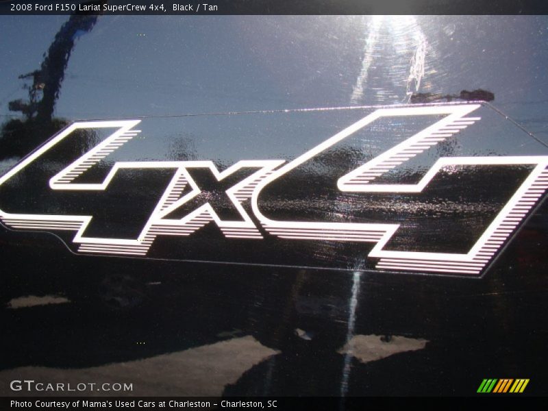Black / Tan 2008 Ford F150 Lariat SuperCrew 4x4