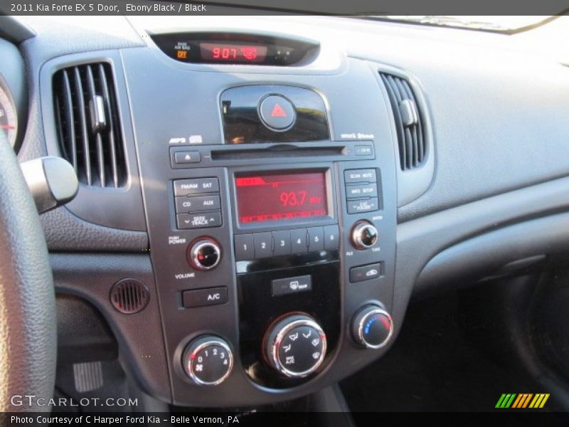 Ebony Black / Black 2011 Kia Forte EX 5 Door