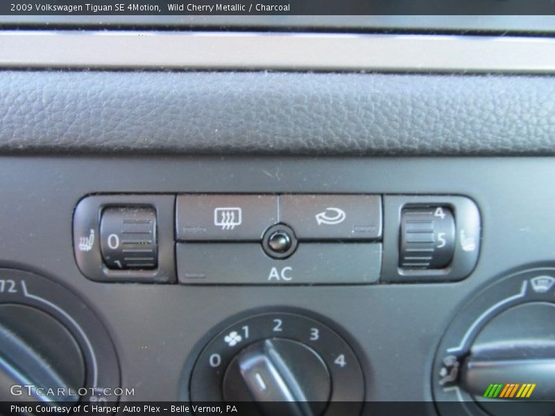 Wild Cherry Metallic / Charcoal 2009 Volkswagen Tiguan SE 4Motion