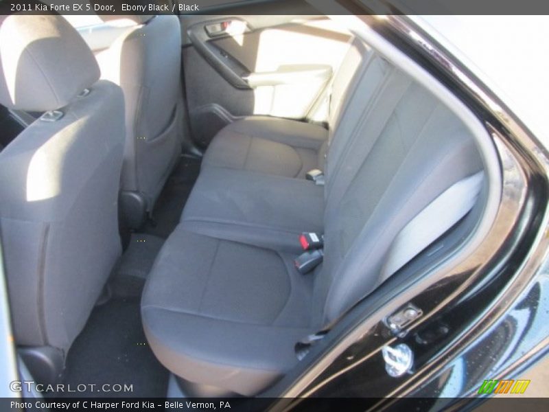 Ebony Black / Black 2011 Kia Forte EX 5 Door