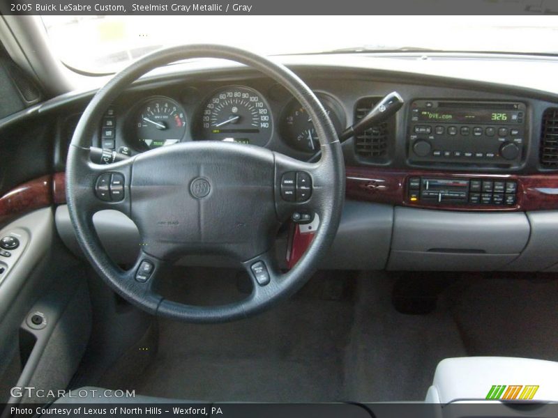 Steelmist Gray Metallic / Gray 2005 Buick LeSabre Custom