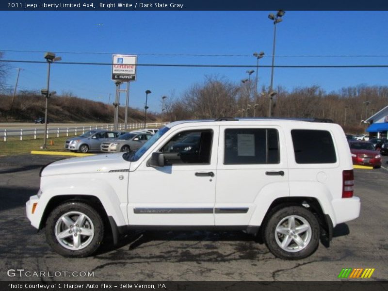 Bright White / Dark Slate Gray 2011 Jeep Liberty Limited 4x4