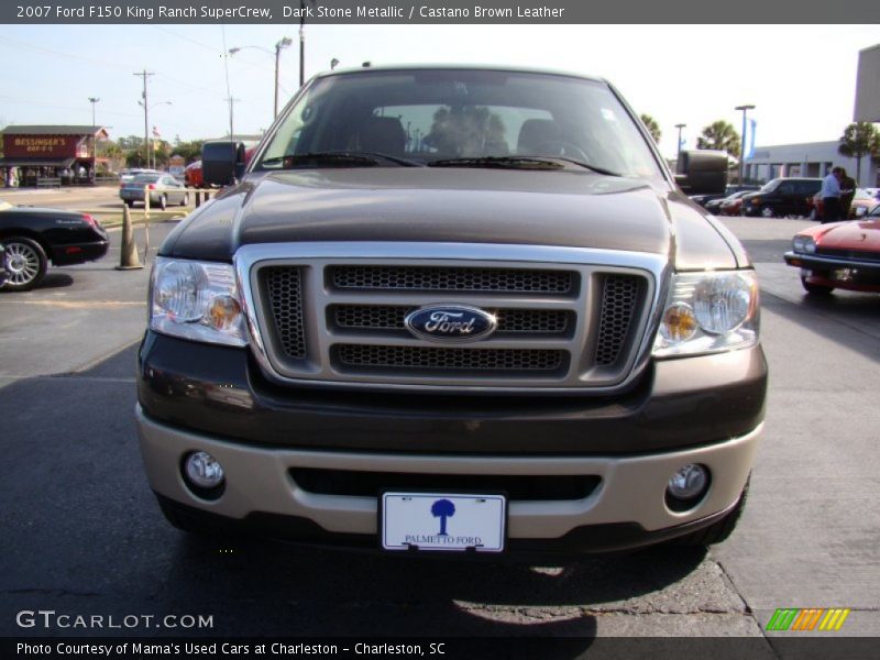 Dark Stone Metallic / Castano Brown Leather 2007 Ford F150 King Ranch SuperCrew