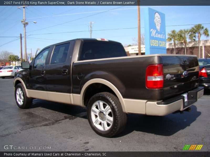 Dark Stone Metallic / Castano Brown Leather 2007 Ford F150 King Ranch SuperCrew