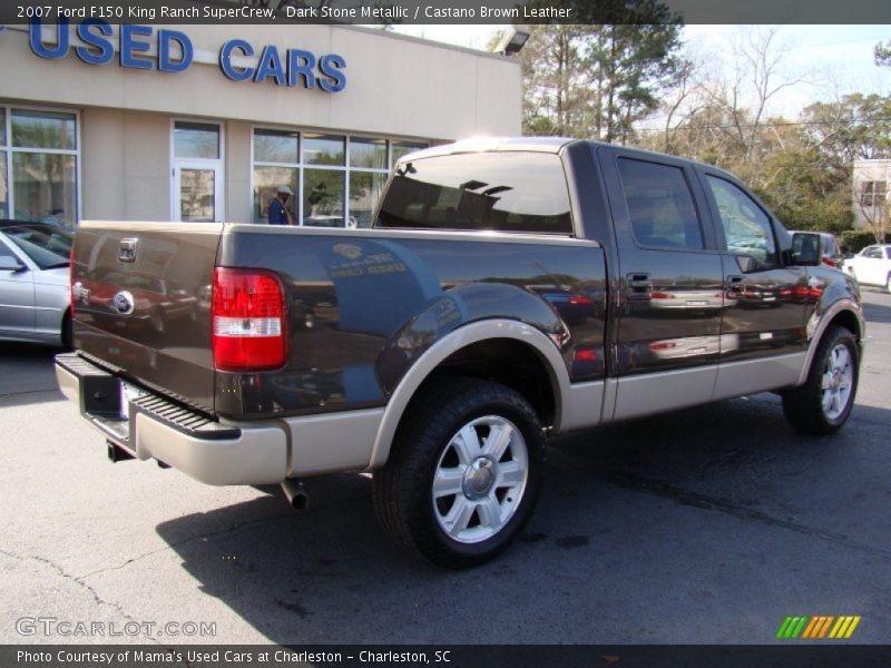 Dark Stone Metallic / Castano Brown Leather 2007 Ford F150 King Ranch SuperCrew