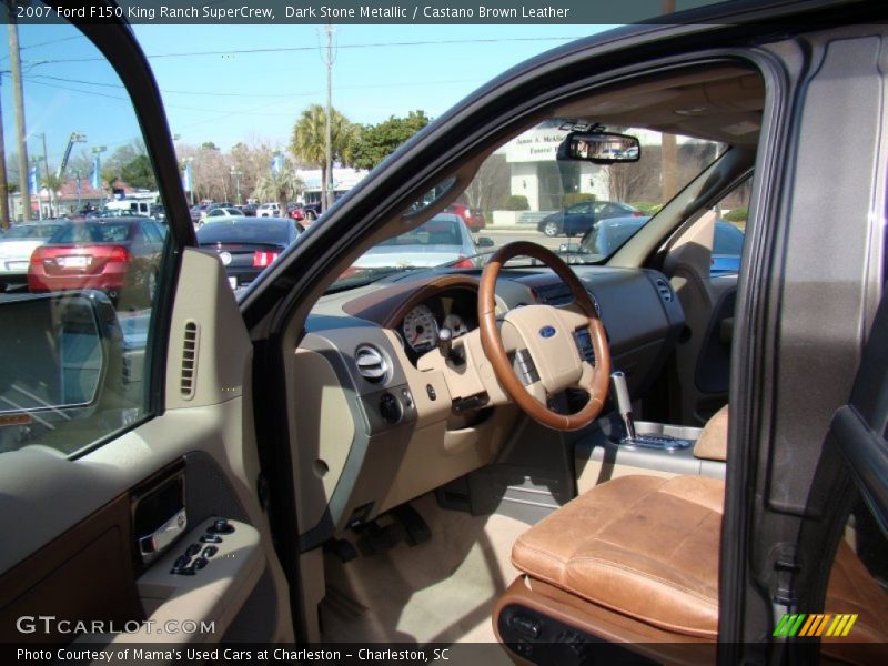 Dark Stone Metallic / Castano Brown Leather 2007 Ford F150 King Ranch SuperCrew