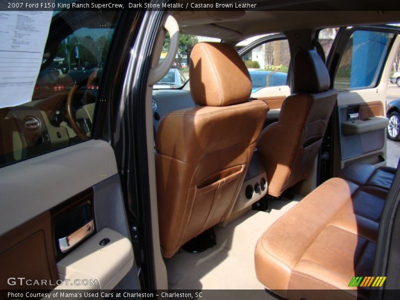 Dark Stone Metallic / Castano Brown Leather 2007 Ford F150 King Ranch SuperCrew