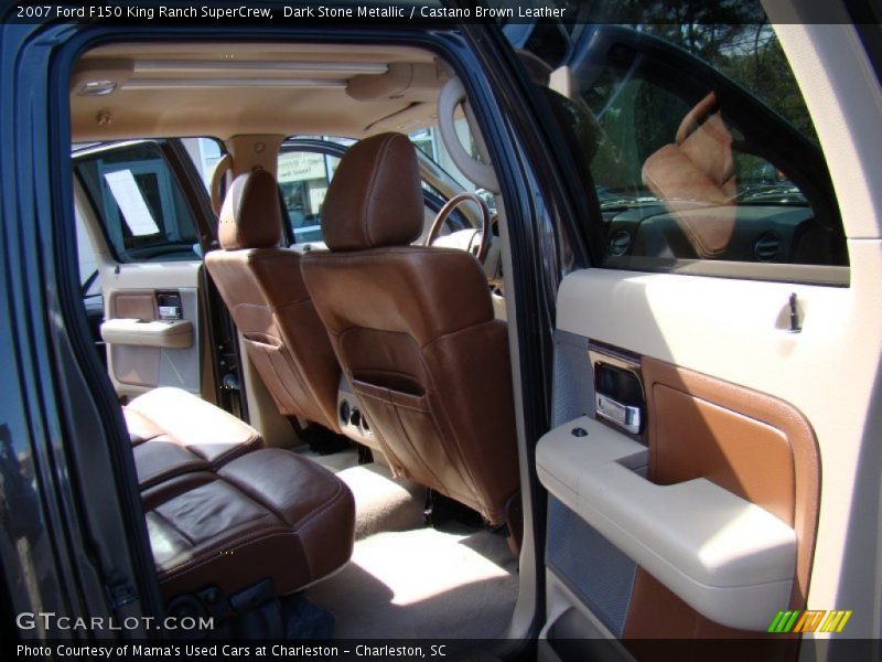 Dark Stone Metallic / Castano Brown Leather 2007 Ford F150 King Ranch SuperCrew