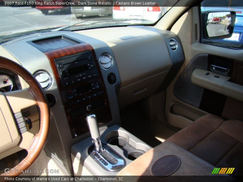 Dark Stone Metallic / Castano Brown Leather 2007 Ford F150 King Ranch SuperCrew