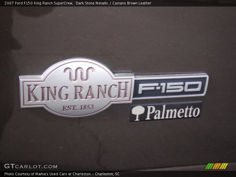 Dark Stone Metallic / Castano Brown Leather 2007 Ford F150 King Ranch SuperCrew