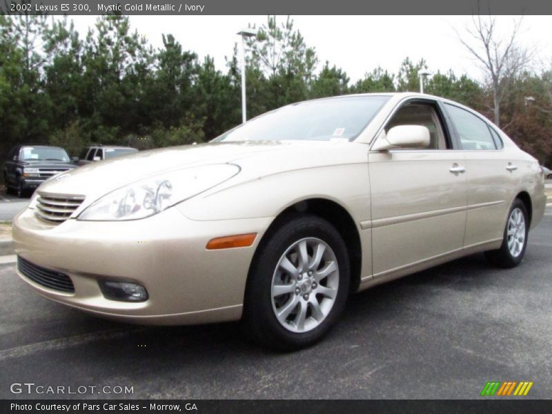 Mystic Gold Metallic / Ivory 2002 Lexus ES 300