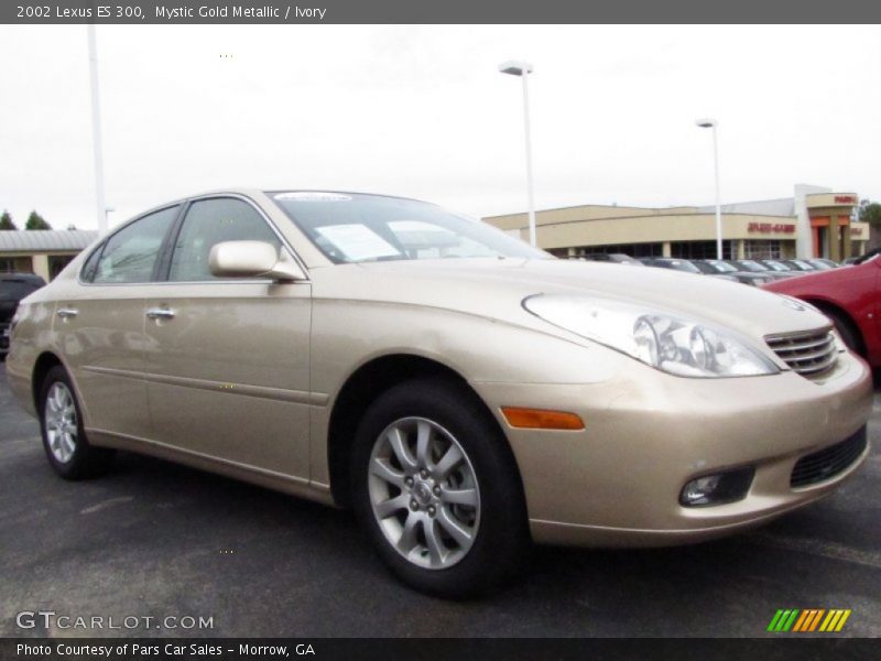 Mystic Gold Metallic / Ivory 2002 Lexus ES 300