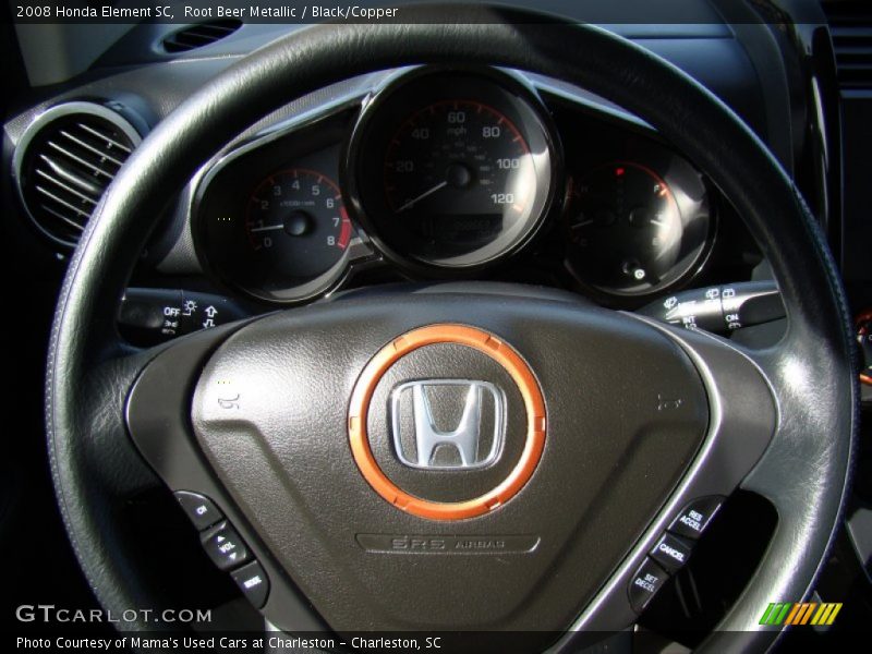 Root Beer Metallic / Black/Copper 2008 Honda Element SC