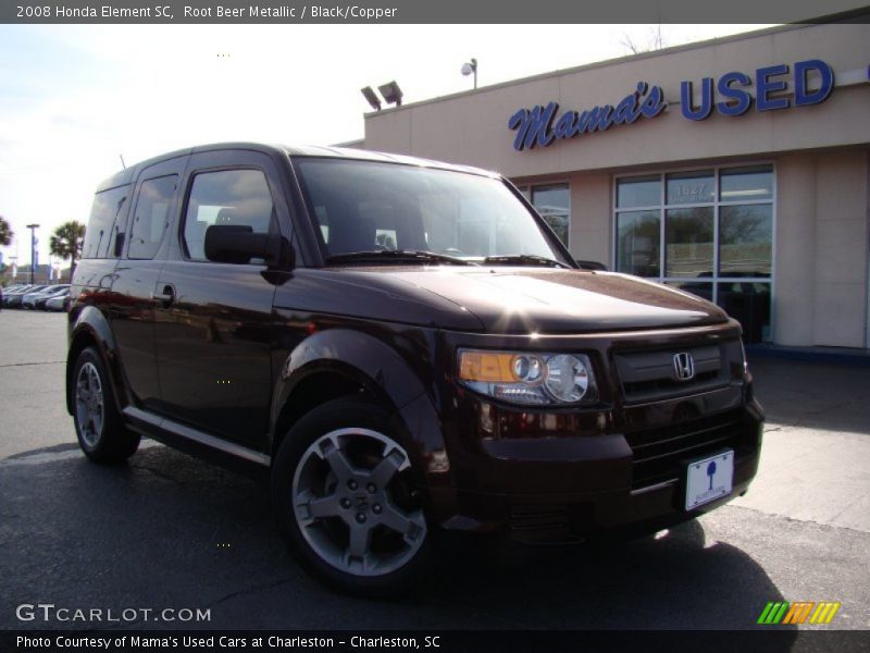 Root Beer Metallic / Black/Copper 2008 Honda Element SC