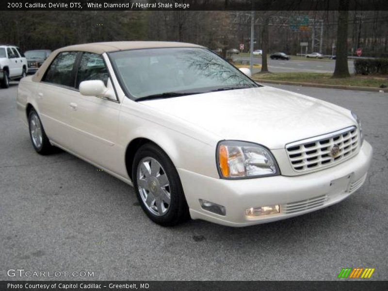 White Diamond / Neutral Shale Beige 2003 Cadillac DeVille DTS