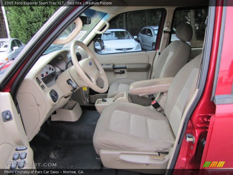 Red Fire / Medium Pebble 2005 Ford Explorer Sport Trac XLT