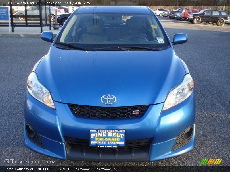 Black Sand Pearl / Ash Gray 2010 Toyota Matrix S