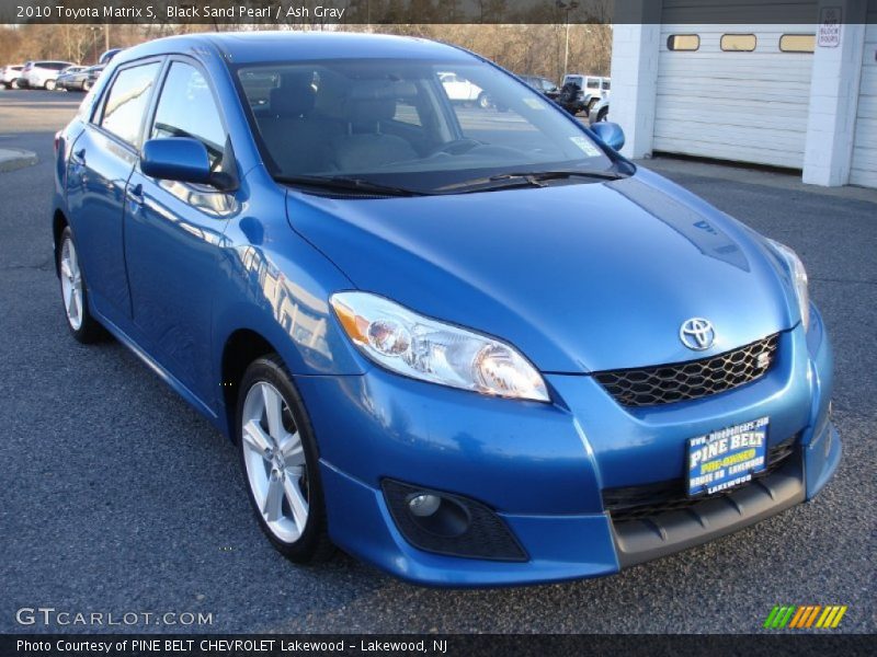 Black Sand Pearl / Ash Gray 2010 Toyota Matrix S