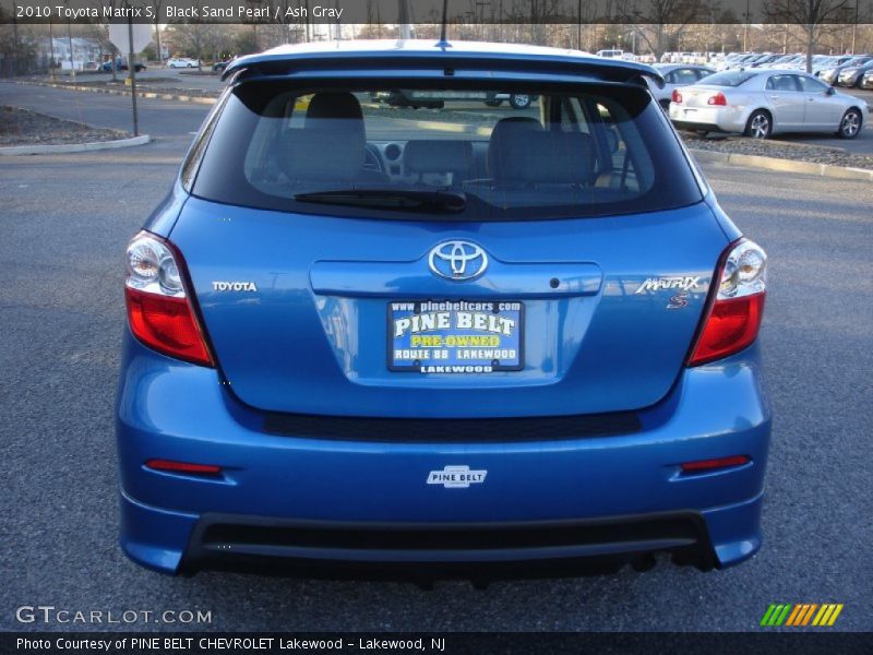 Black Sand Pearl / Ash Gray 2010 Toyota Matrix S