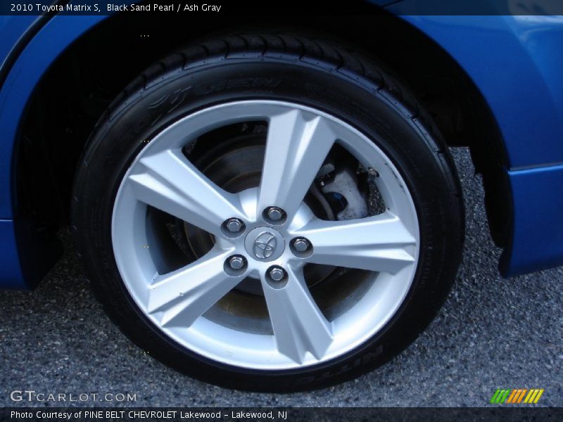 Black Sand Pearl / Ash Gray 2010 Toyota Matrix S