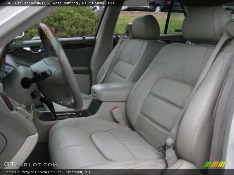 White Diamond / Neutral Shale Beige 2003 Cadillac DeVille DTS