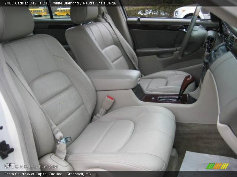 White Diamond / Neutral Shale Beige 2003 Cadillac DeVille DTS