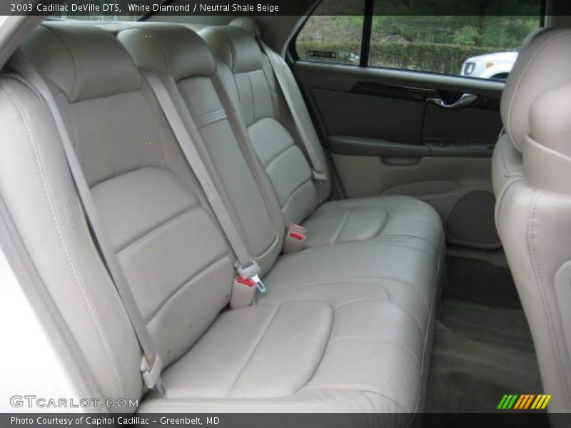 White Diamond / Neutral Shale Beige 2003 Cadillac DeVille DTS